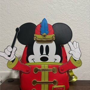 Disney Mickey Mouse Marching Band Backpack Loungefly Disney100